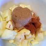 apples, cinnamon, brown sugar