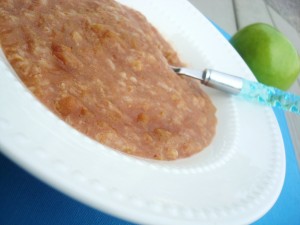 slow cooker apple oatmeal