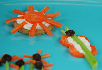 Jodie Fitz: Healthy Snacks - Fun with Veggies Healthy Snacks - Fun with Veggies