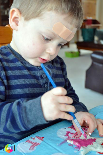 Inner Child Food: Painting Our Pretend Cookies Play Cookie Painting