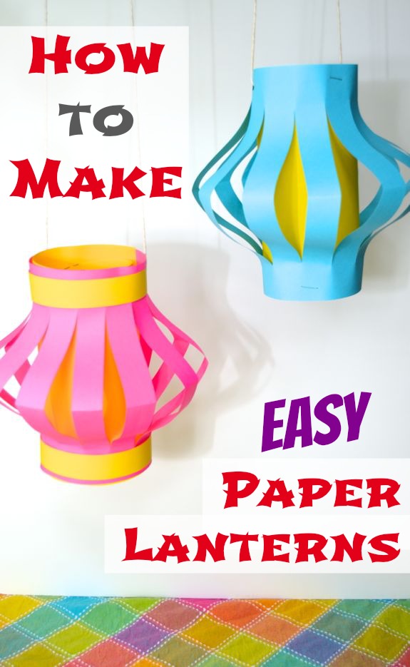 make you  need colored paper sheets To year paper craft two paper will of new lanterns,