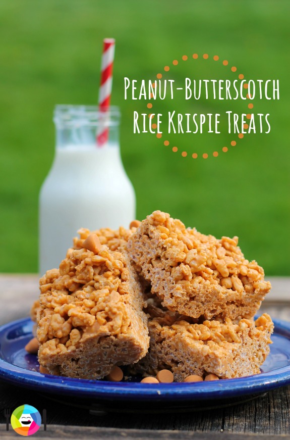 End of the School Year Treat PeanutButterscotch Rice Krispie Treats Inner Child Food